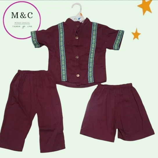 Guayabera 3 pzs T-2
