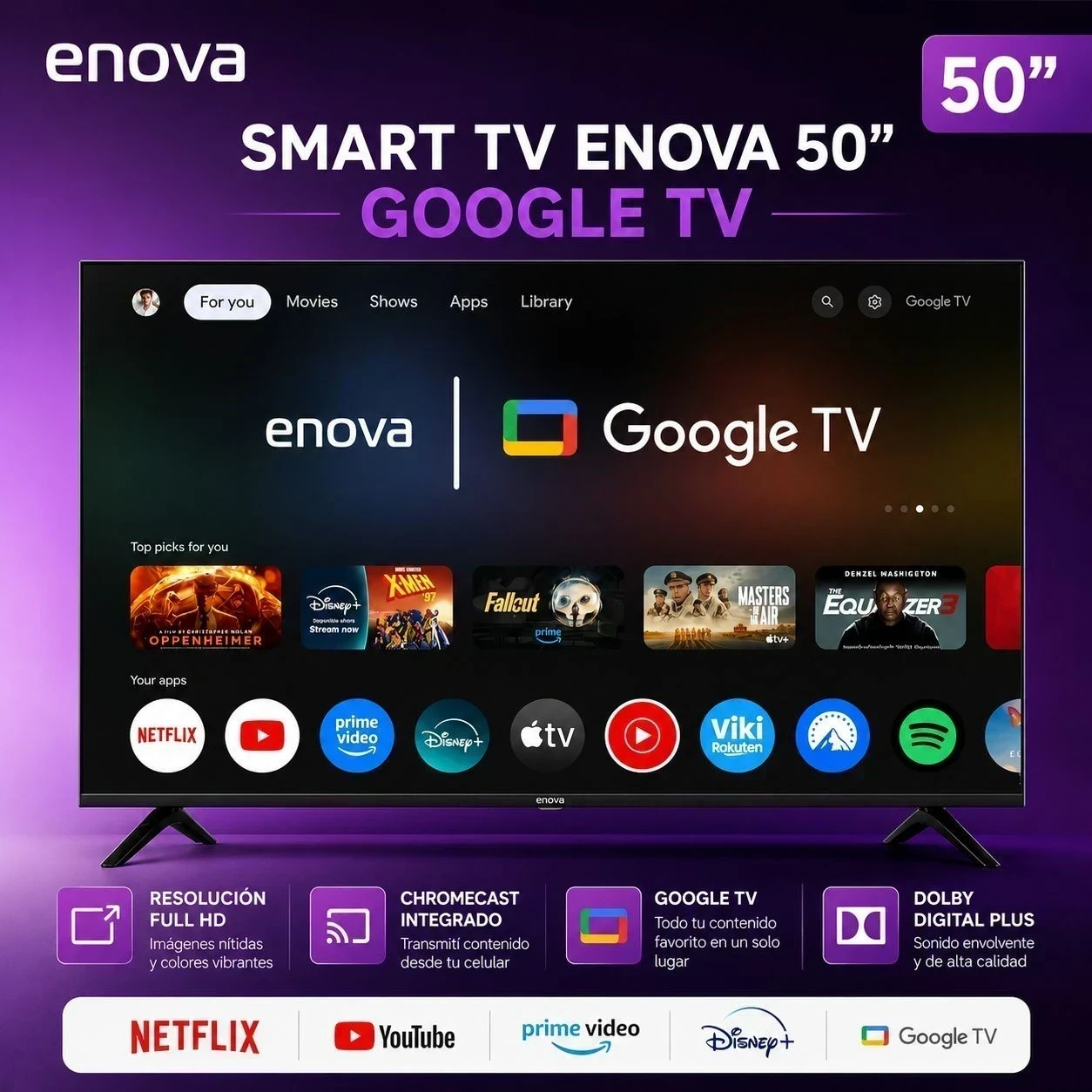 Smart Enova 50" Android/ Google TE50UA10