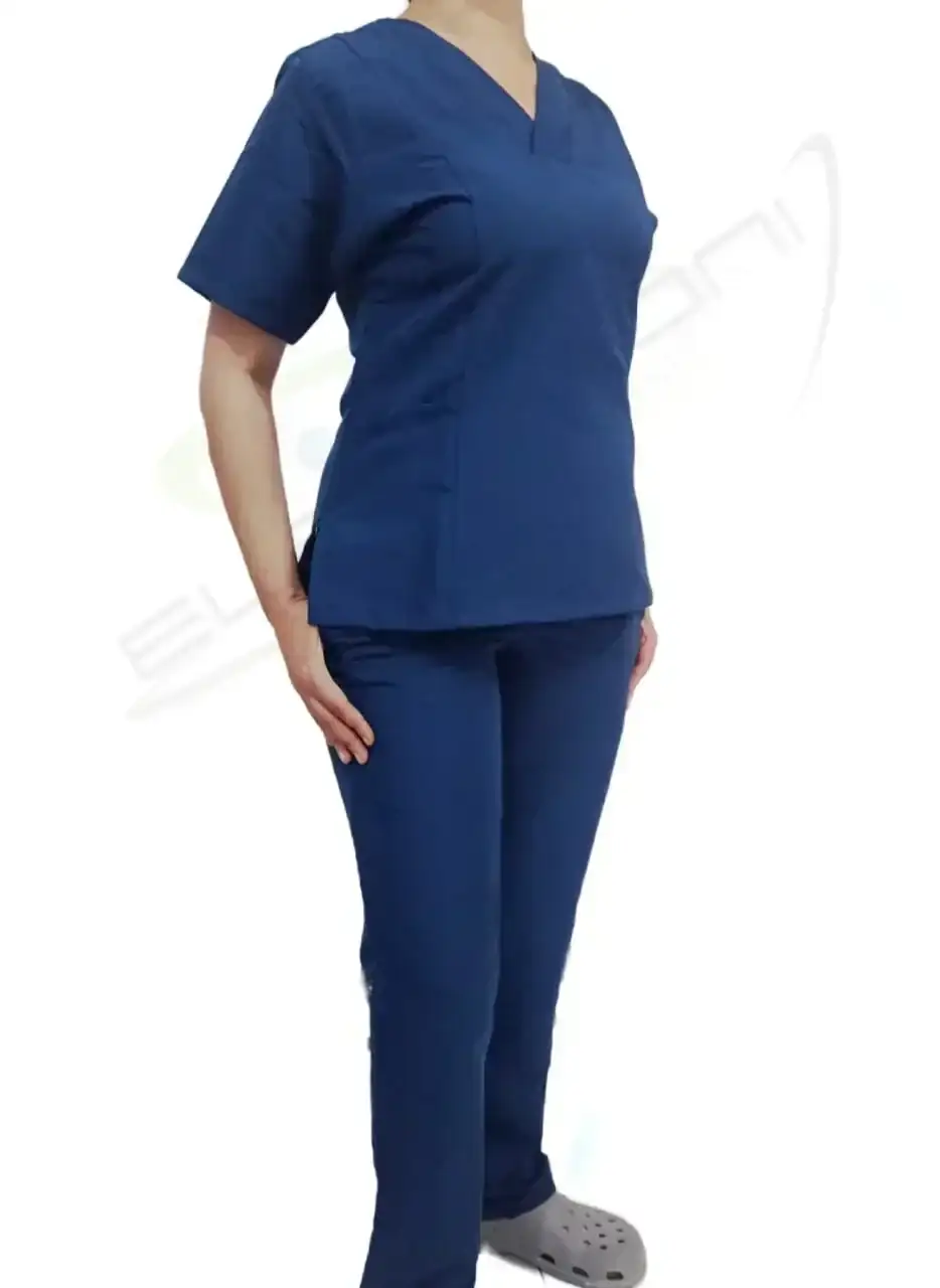 Uniforme en Colores Dama Antifluido Cuello V 5