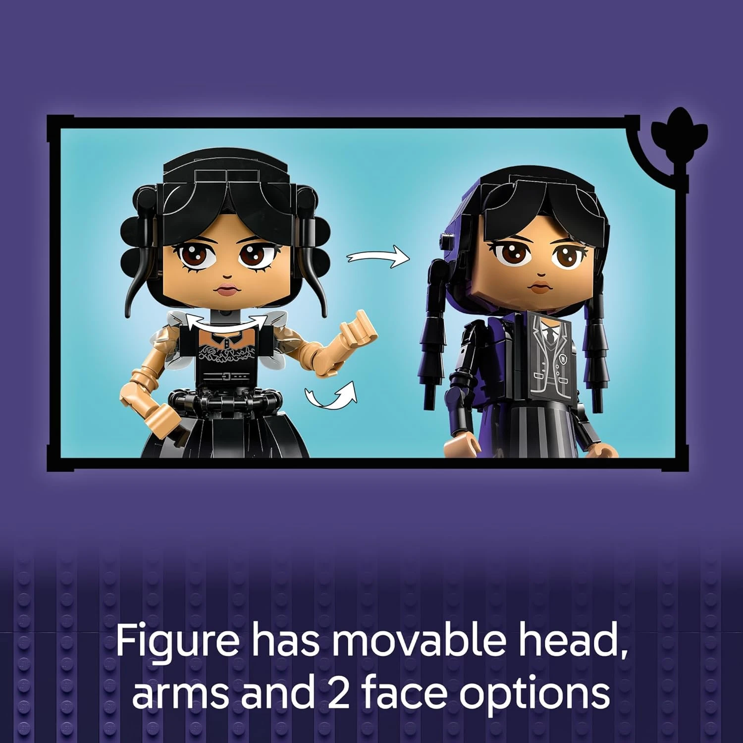 Figura LEGO Miércoles Addams 3