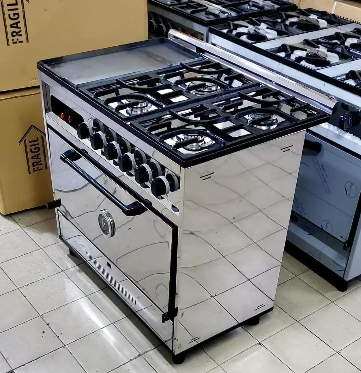 COCINA INDUSTRIAL CON CARLITERA MULTIGAS 2