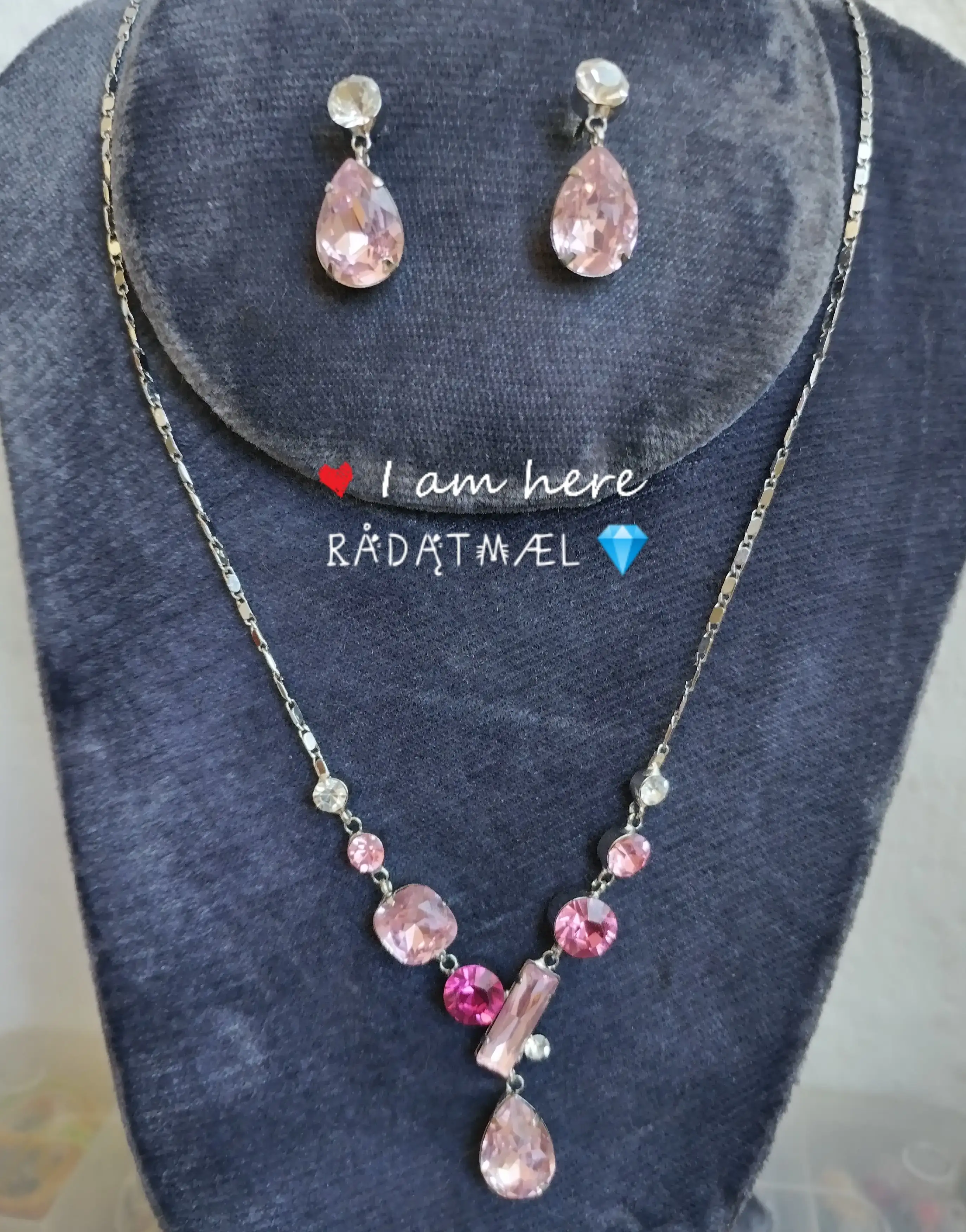 🌸SET CADENA CON ARETES 