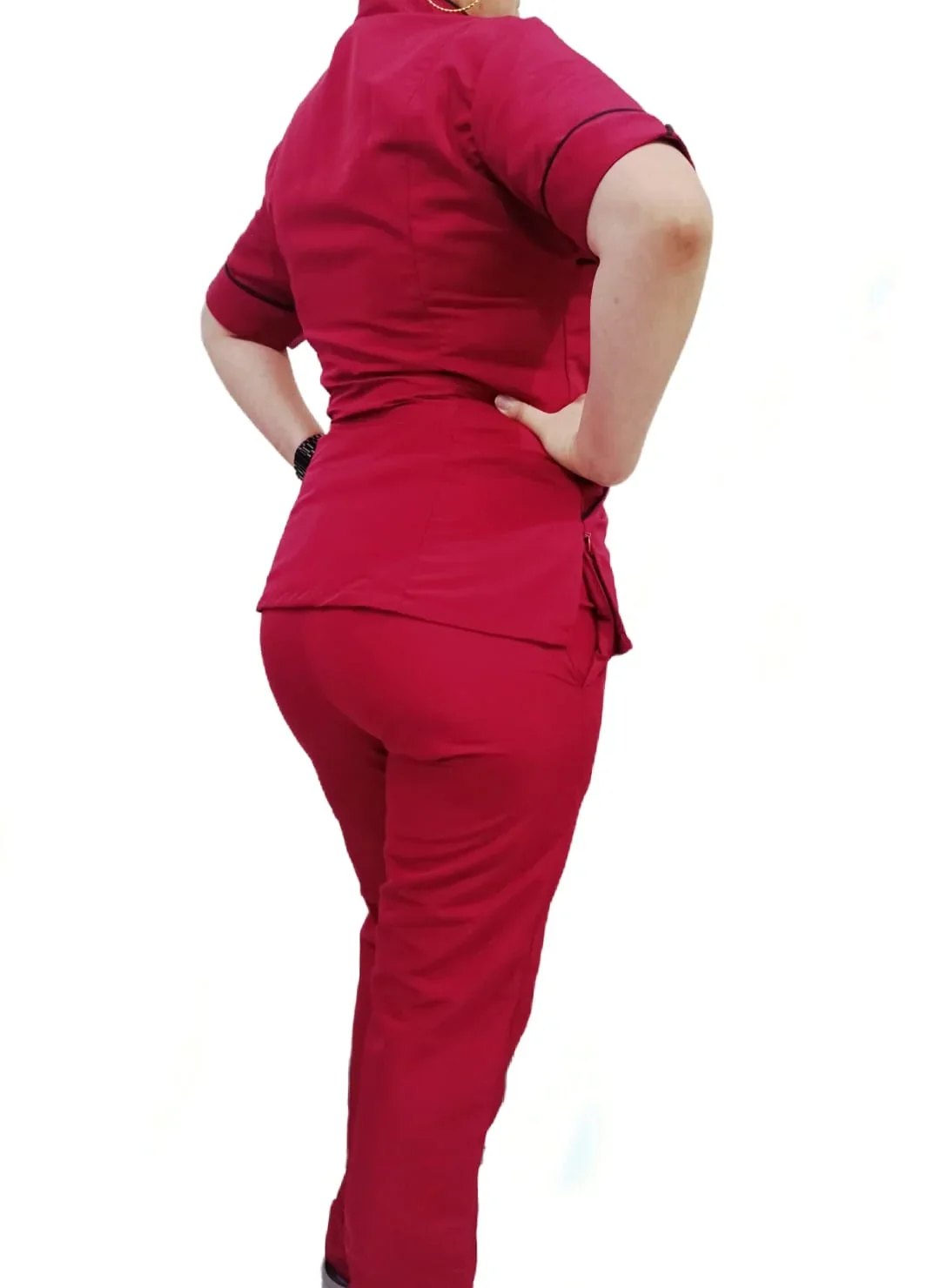 Uniforme Dama Antifluido Cuello Cruzado  3