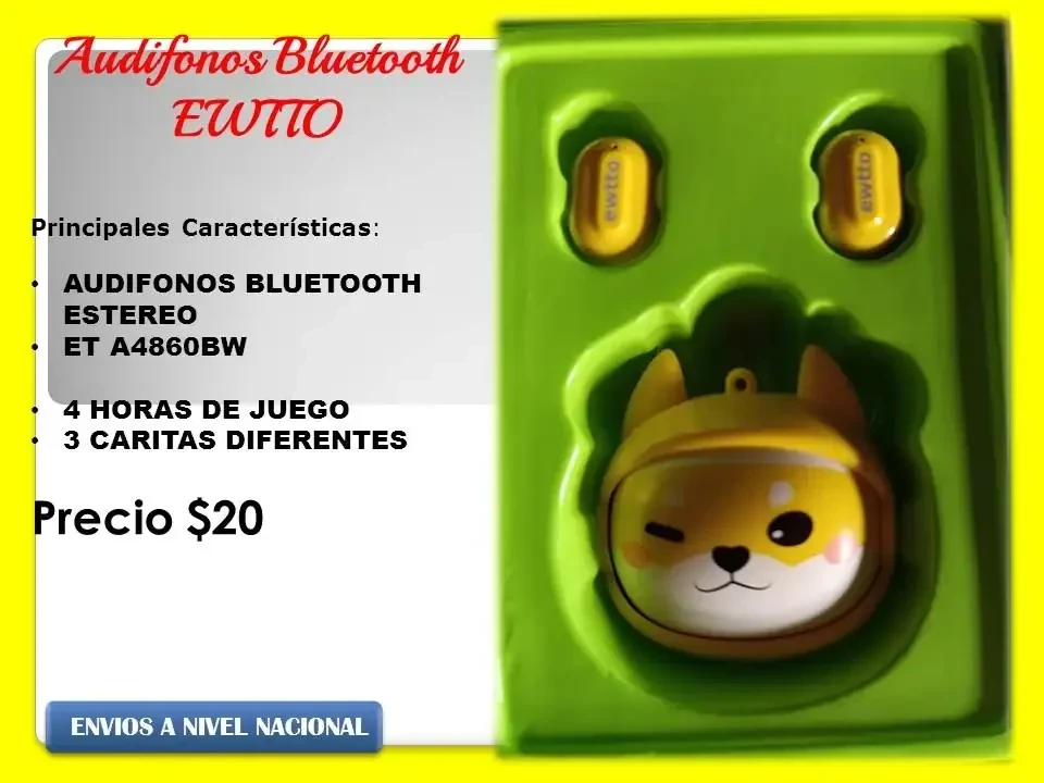 Audífonos Bluetooth  3