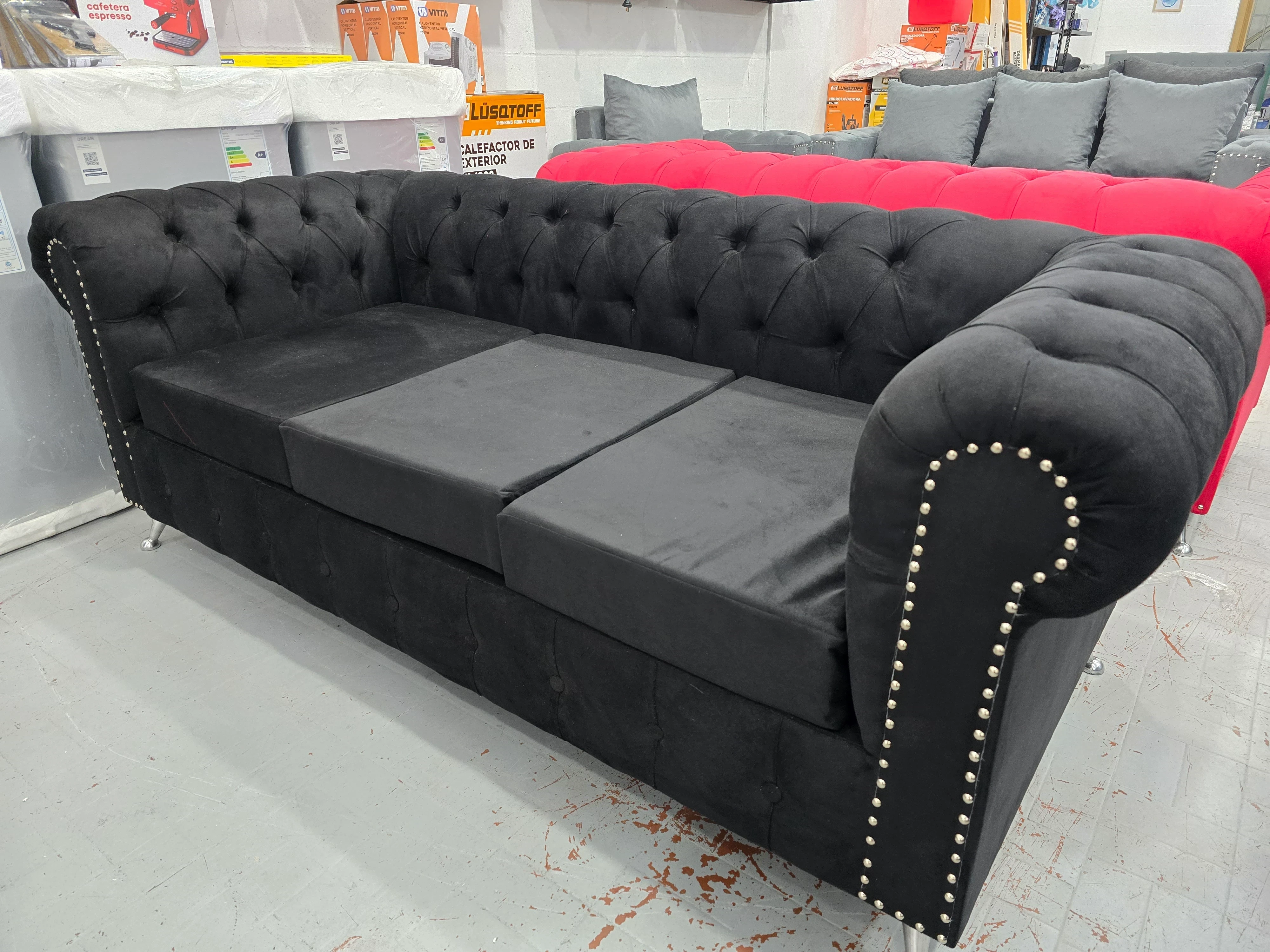 🛋️ Sillón Chester PANA🛋️  PRECIO •3 Cuerpos 200x90  🎁 3