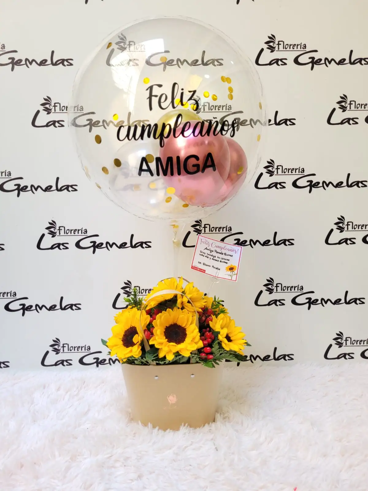 Cartera de girasoles