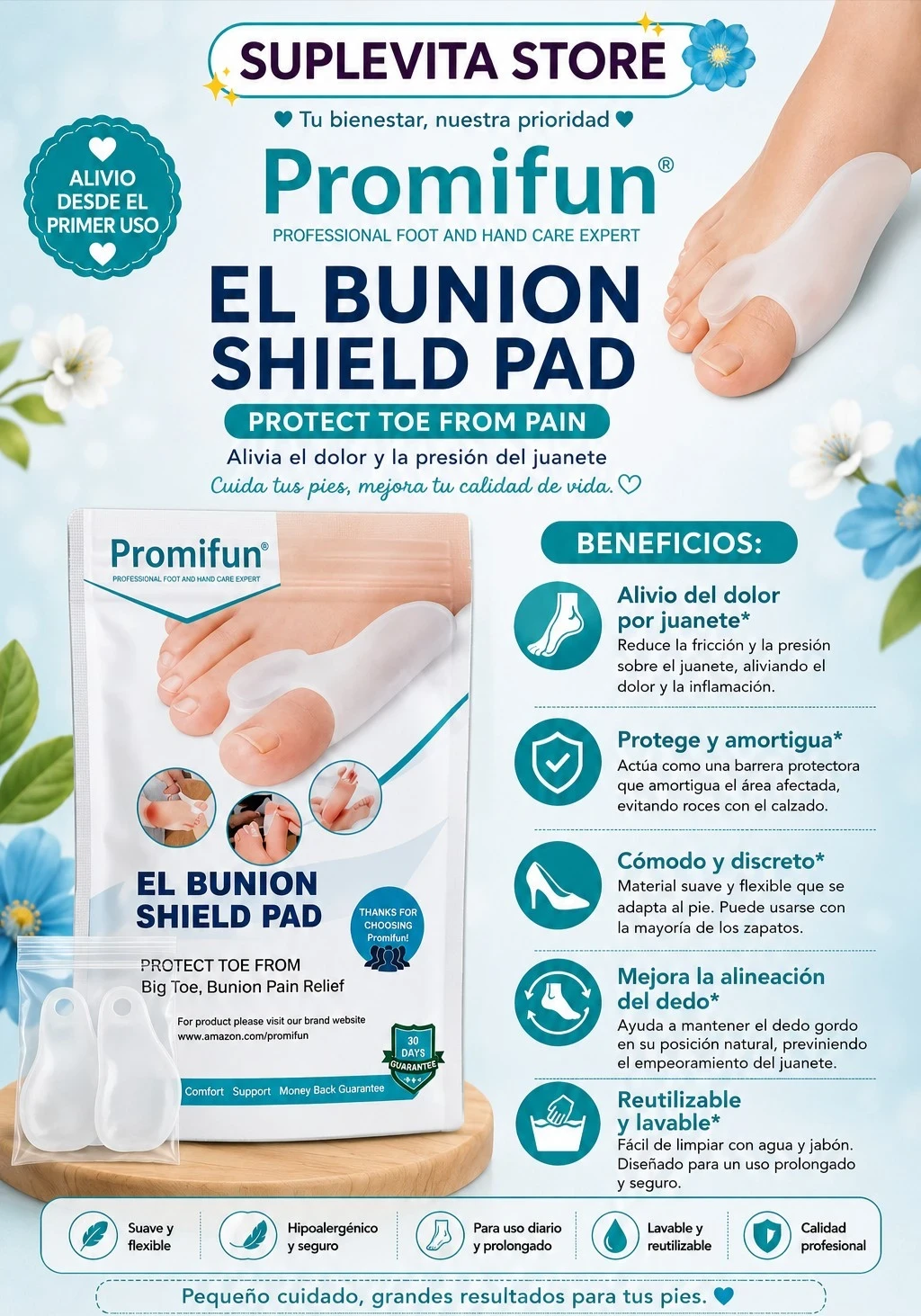 Promifun Bunion Shield Pad (par)