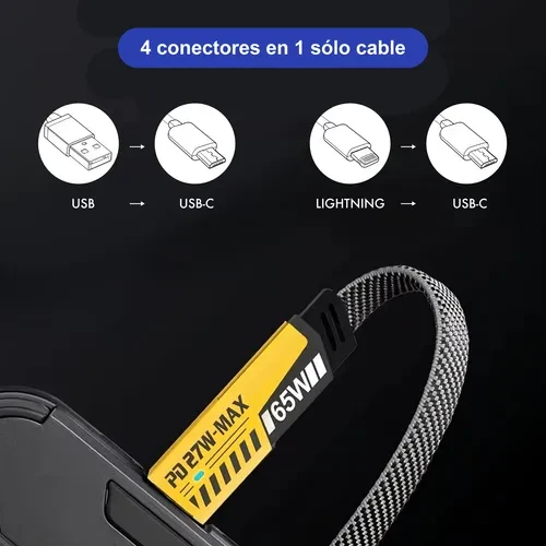 CABLE 4 EN 1 