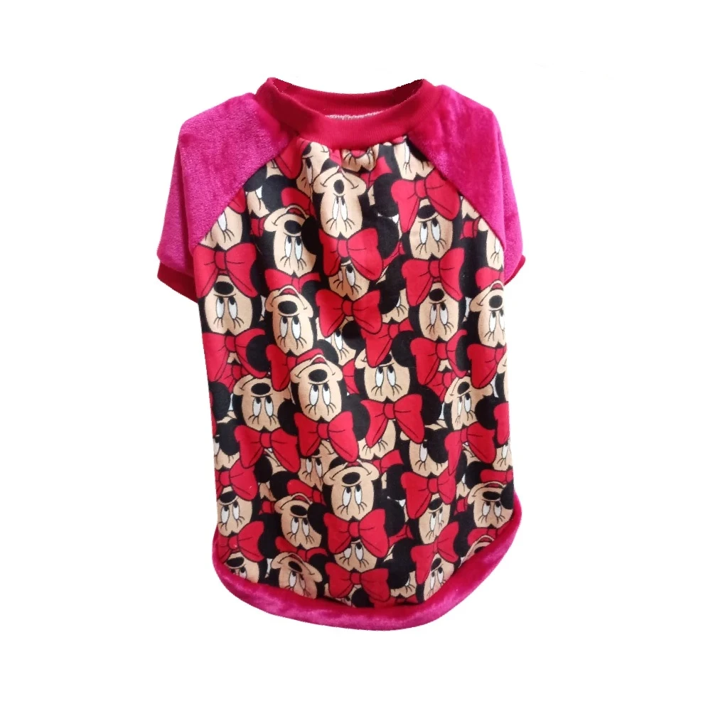 Polo raglan afranelado Minnie Mouse