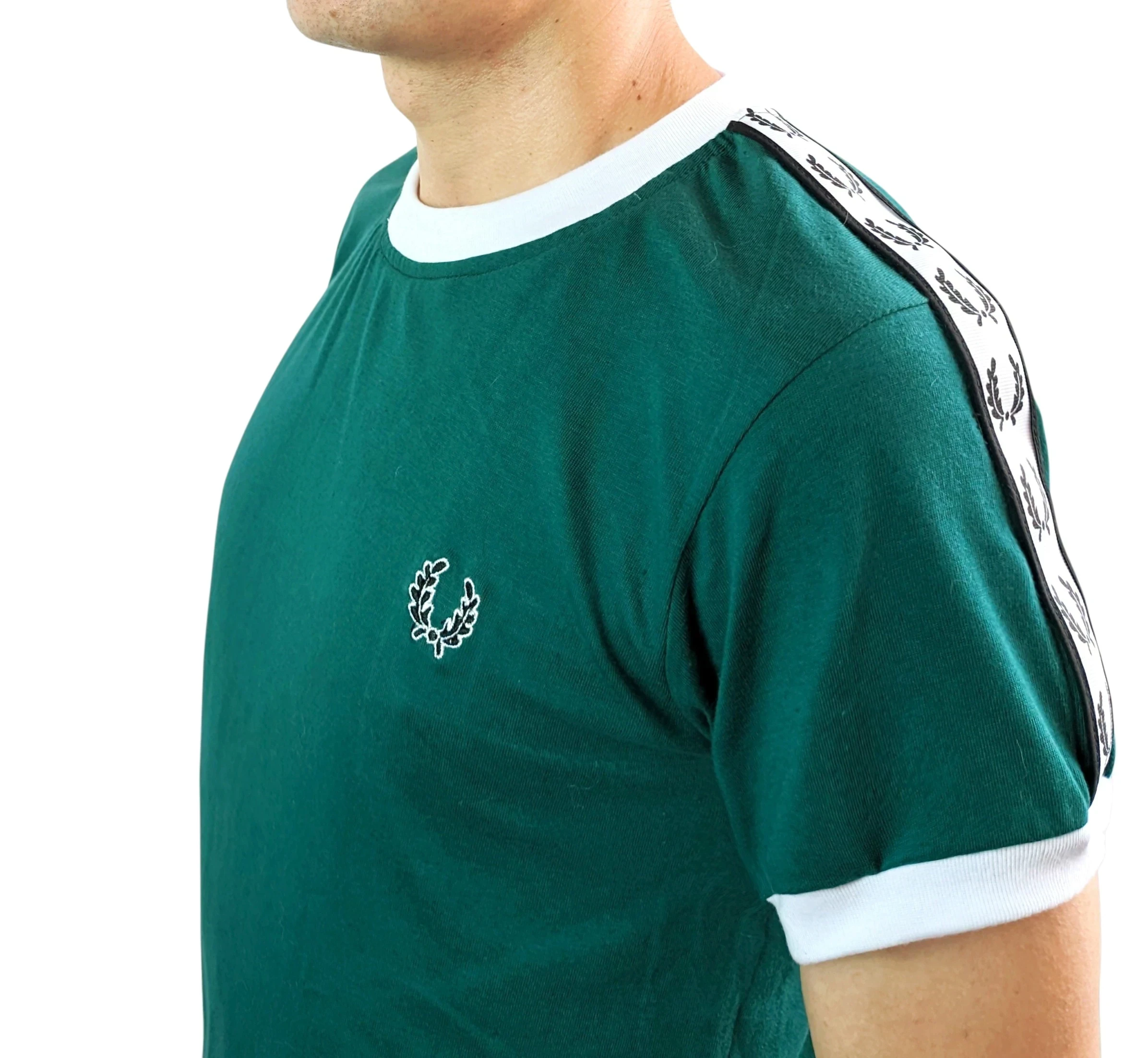 Camiseta algodón verde botella 