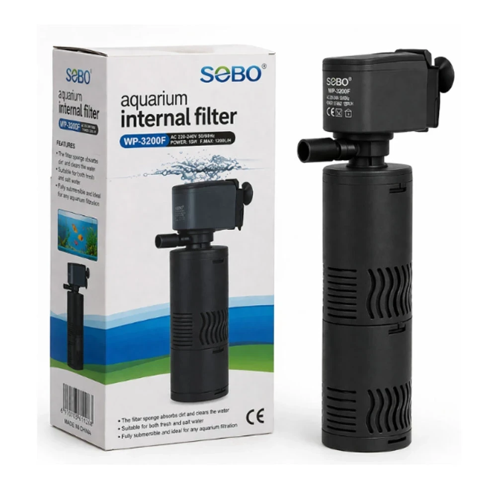 Filtro Interno Sobo Wp-3200f 25w 1200l/h