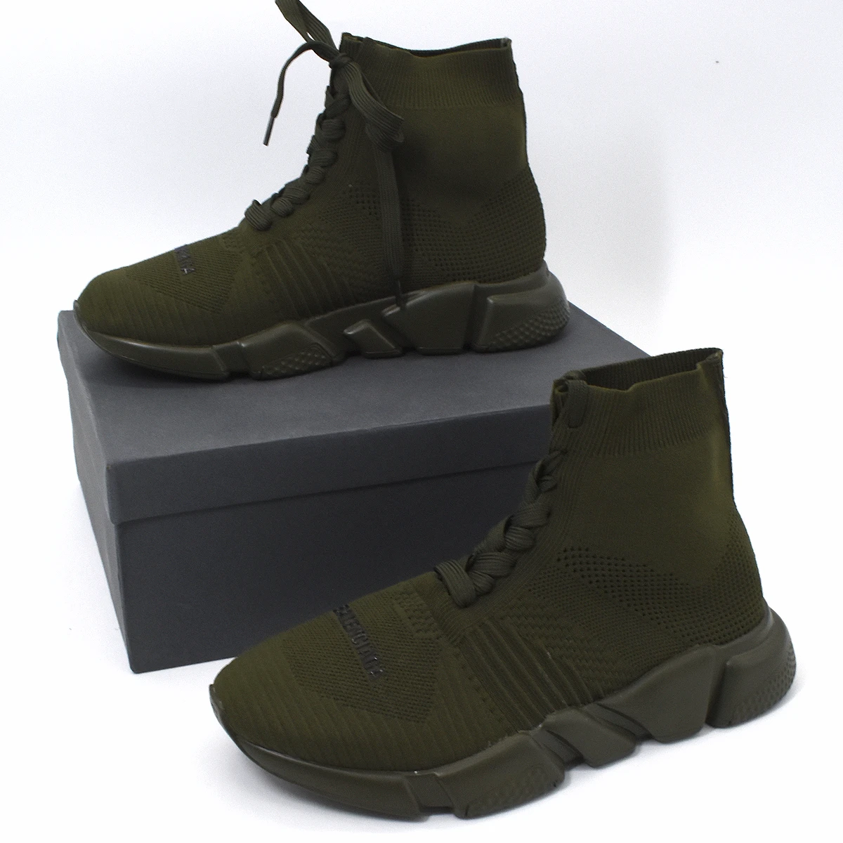 Balenciaga Speed Verde Militar 2