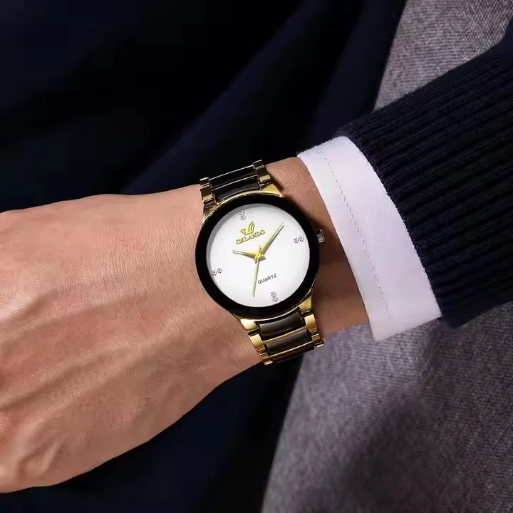 Reloj Clásico Diseño Suizo De Hombre Orlando En Cuarzo 2