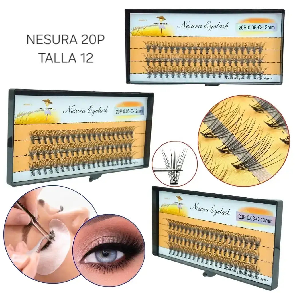 Pestañas Individuales Nesura 20P