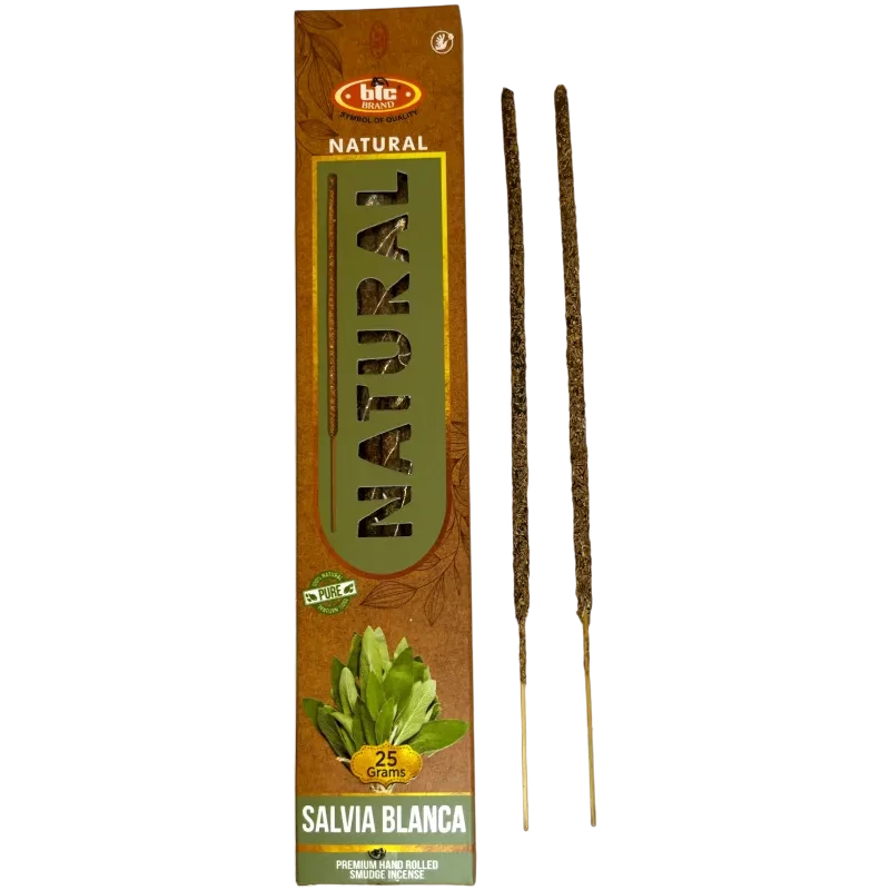 Incienso Organico Bic Natural Salvia Blanca