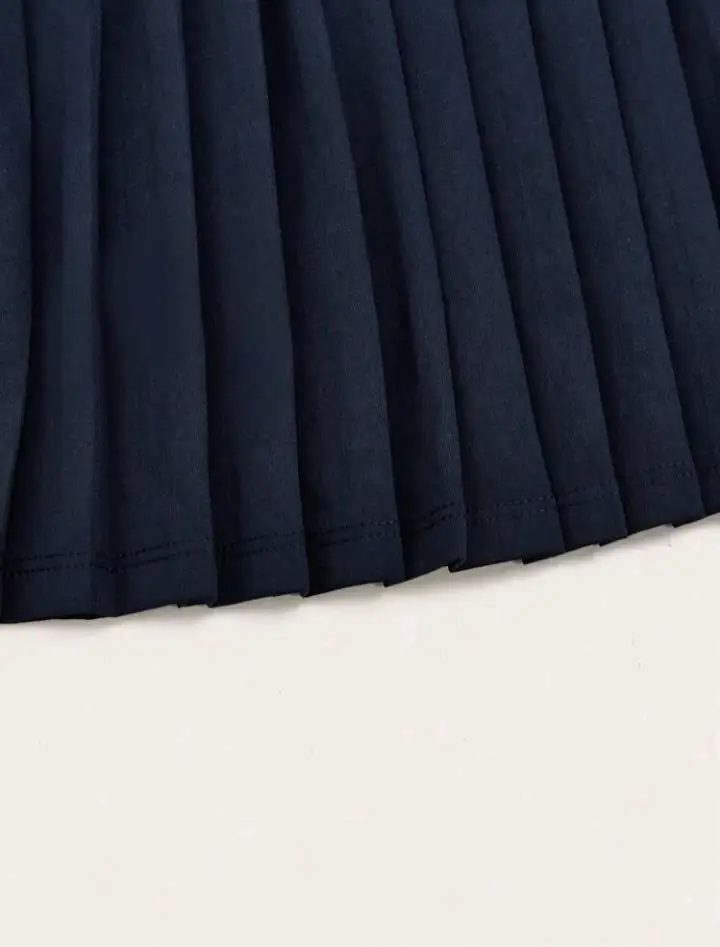 Vestido tenis con dobladillo plisado básico 3
