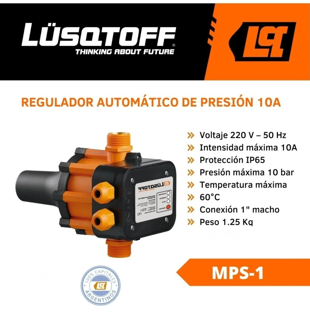 REGULADOR LUSQTOFF AUTOMÁTICO DE PRESIÓN 