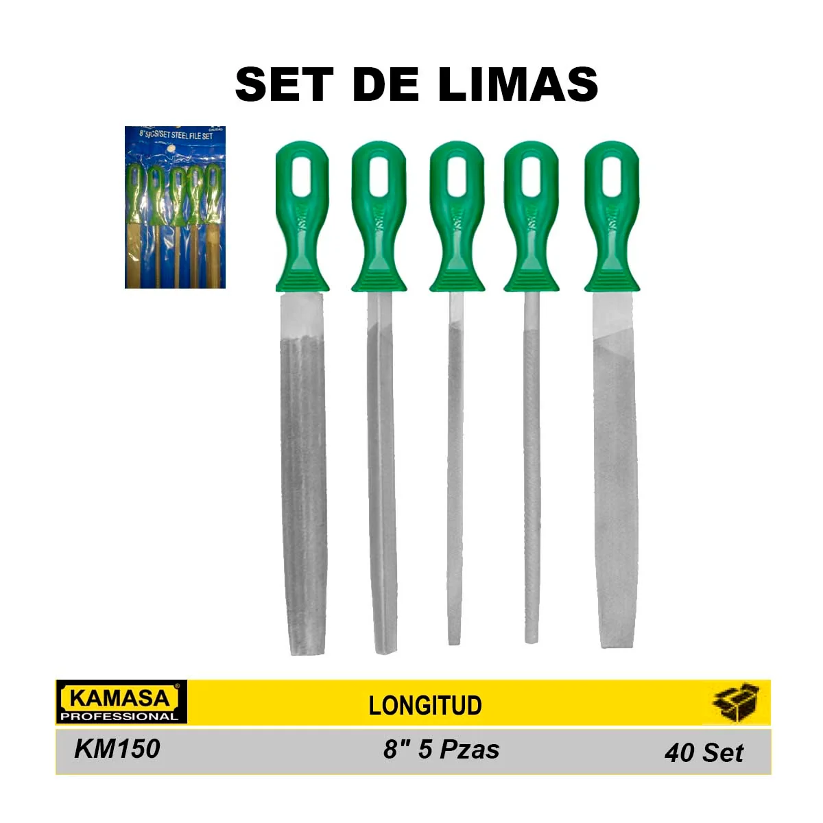 SET LIMA KM de 5pz 8"