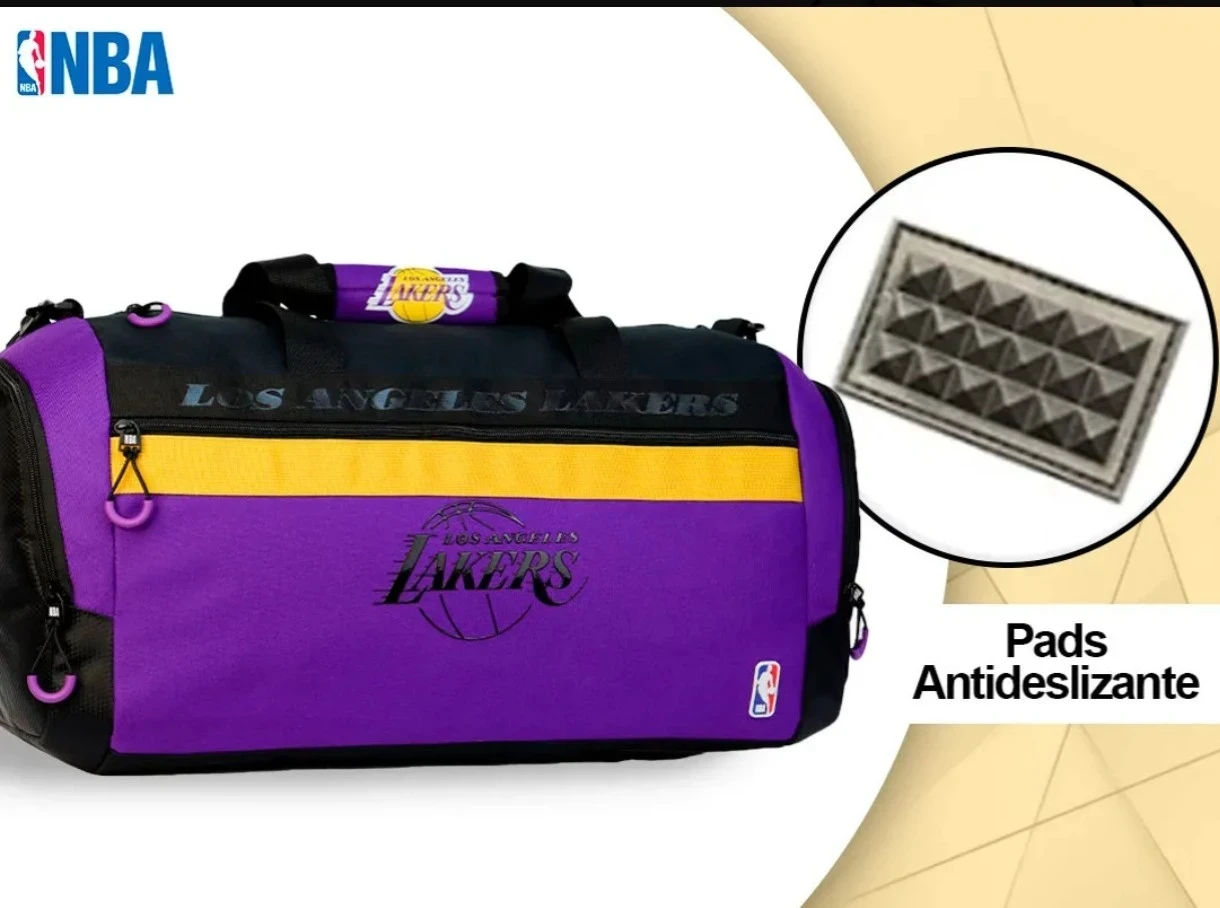  BOLSO DEPORTIVO NBA LOS ANGELES LAKERS CON BOTINERO 4