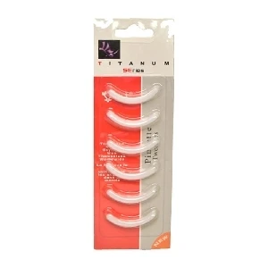REPUESTO DE CURLASH COLOR BLANCO MARCA TITANIUM 6 UNIDADES