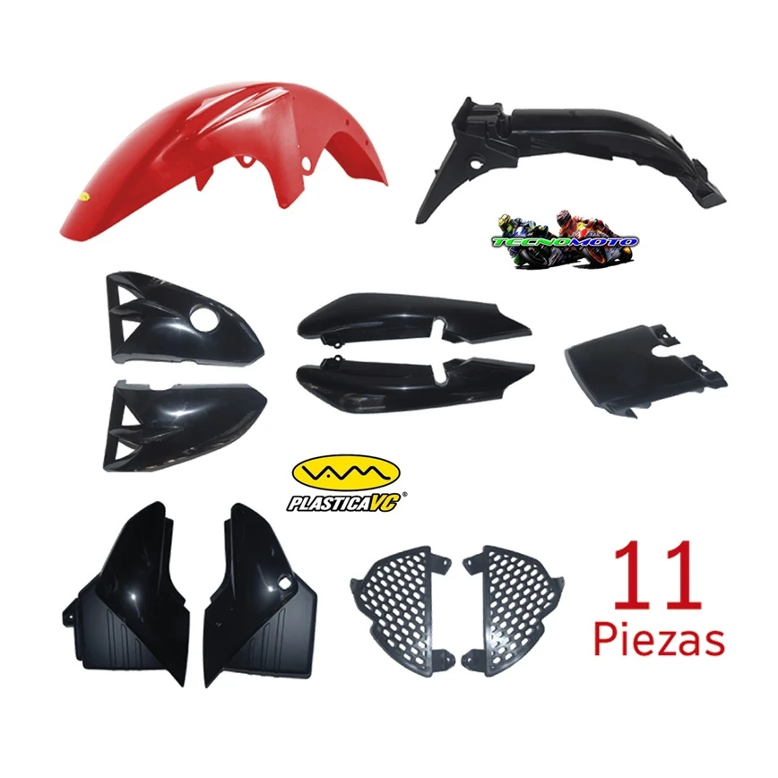 KIT PLASTICOS YAMAHA 125 YBR ROJO [VC] -46488