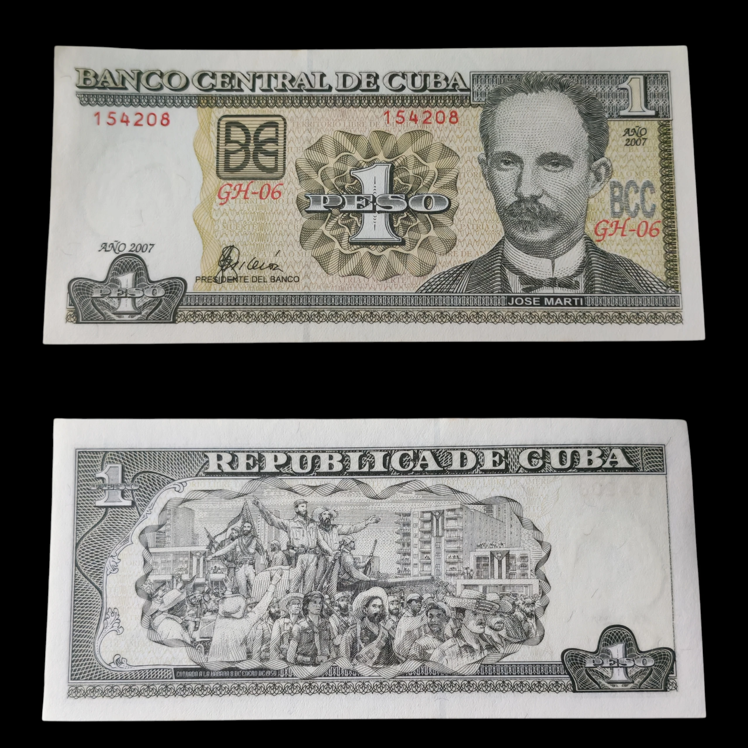 ° Cuba 1 peso UNC