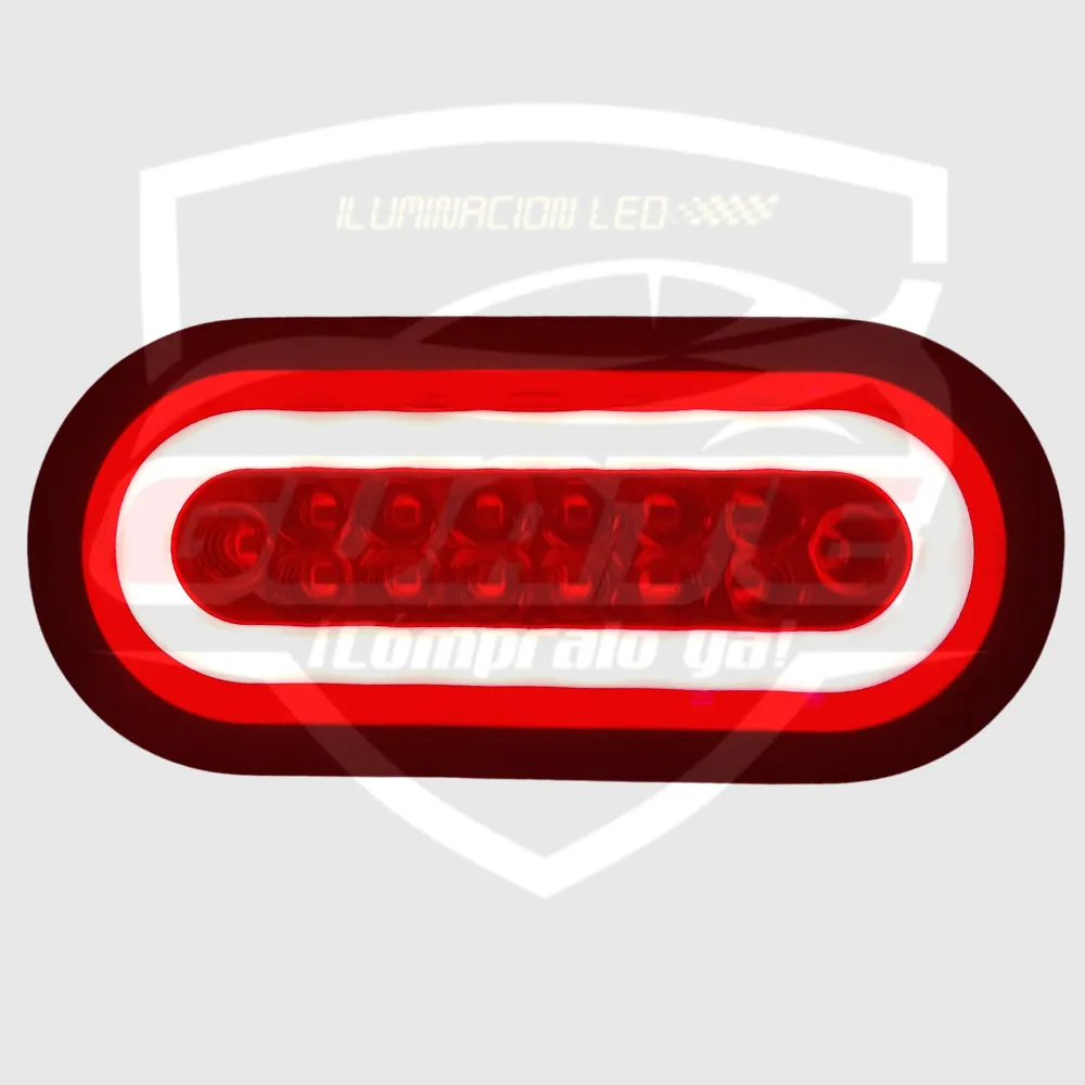 LUCES EMPOTRABLES OVALADAS NEON ORILLA DE HULE  3