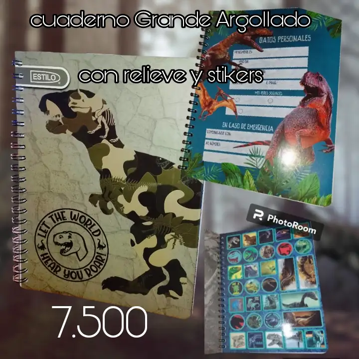 Cuaderno Grande relieve