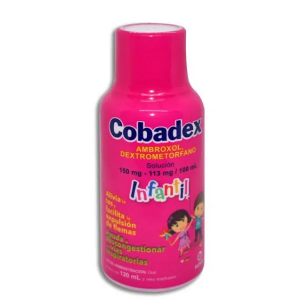 Cobadex infantil ambroxol/dextrometorfano 150mg/113mg