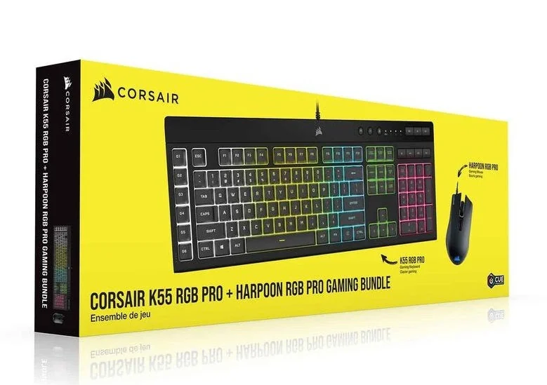 Corsair K55 RGB Pro + HARPOON RGB  2