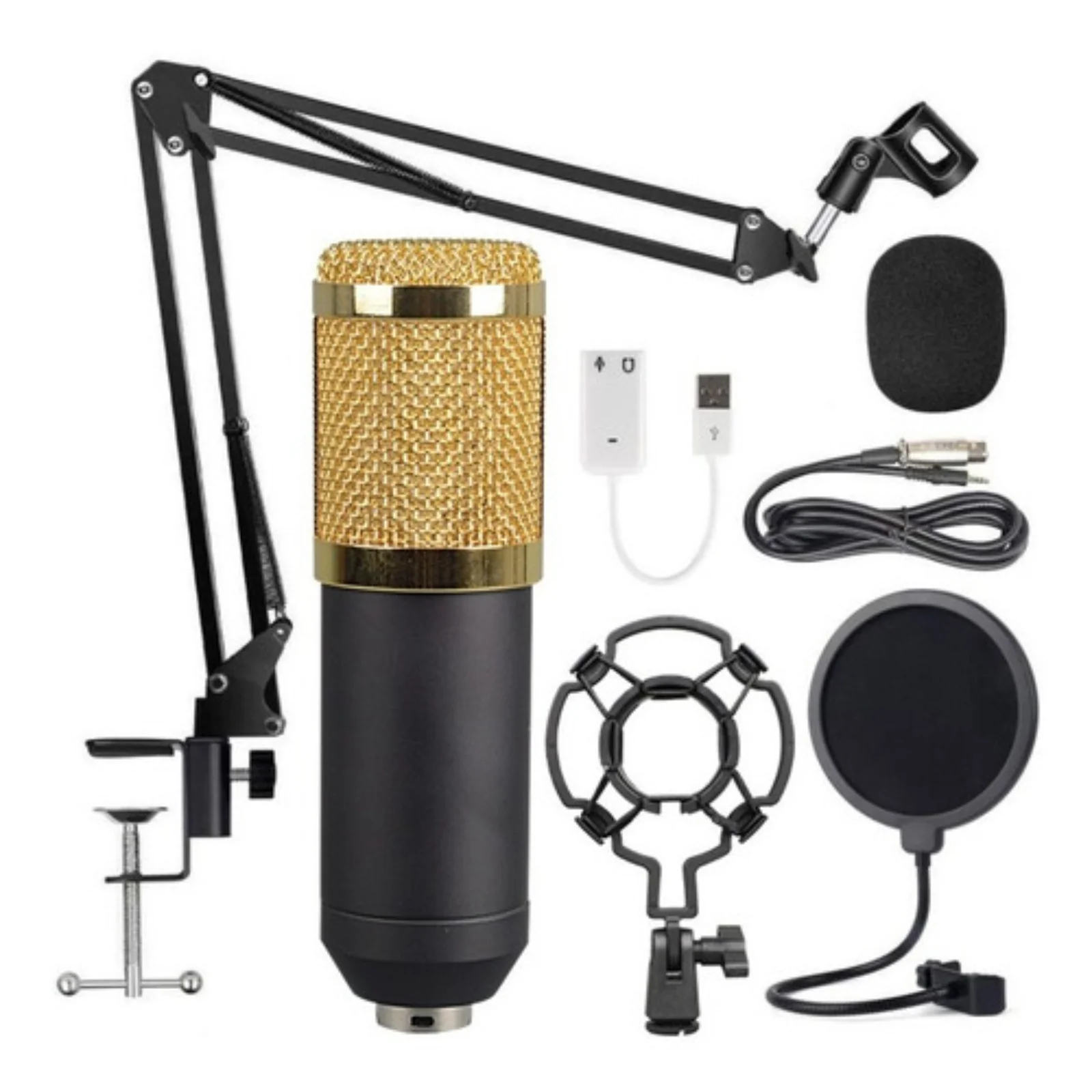 Microfono Condensador BM Con Soporte 