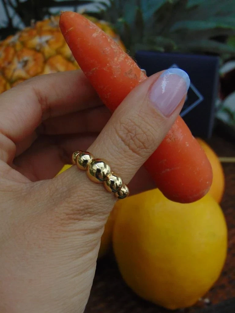 ANILLO ACERO DOR GLOBO CIRCULOS 2
