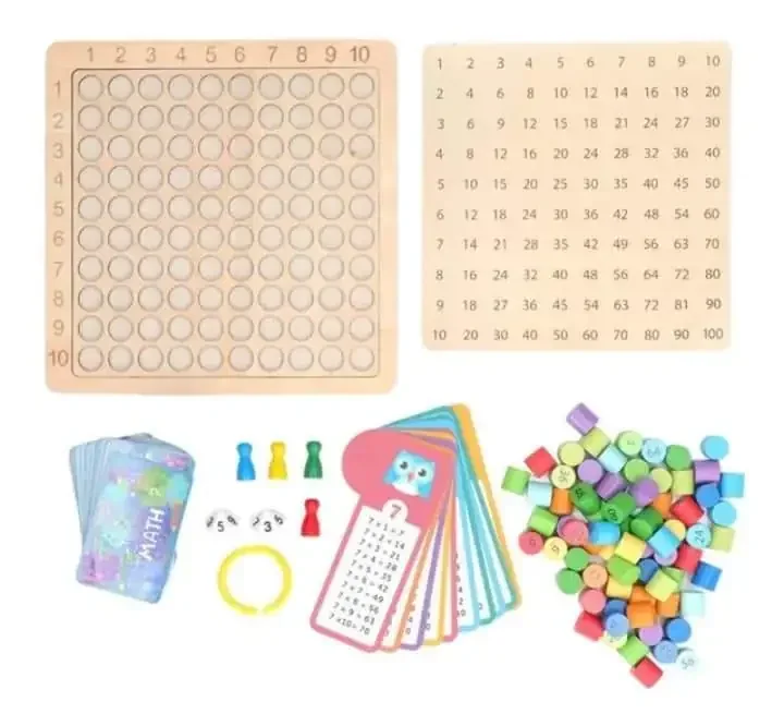 Juego multiplicacion montessori 3