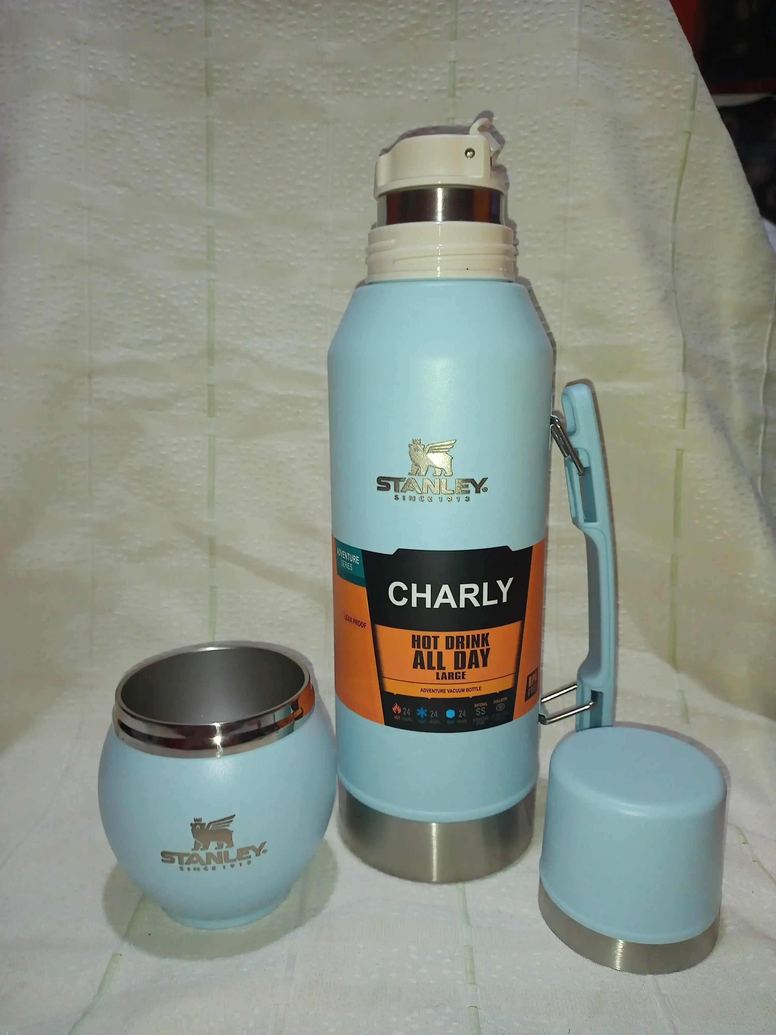 Termo STANLEY con mate por separado