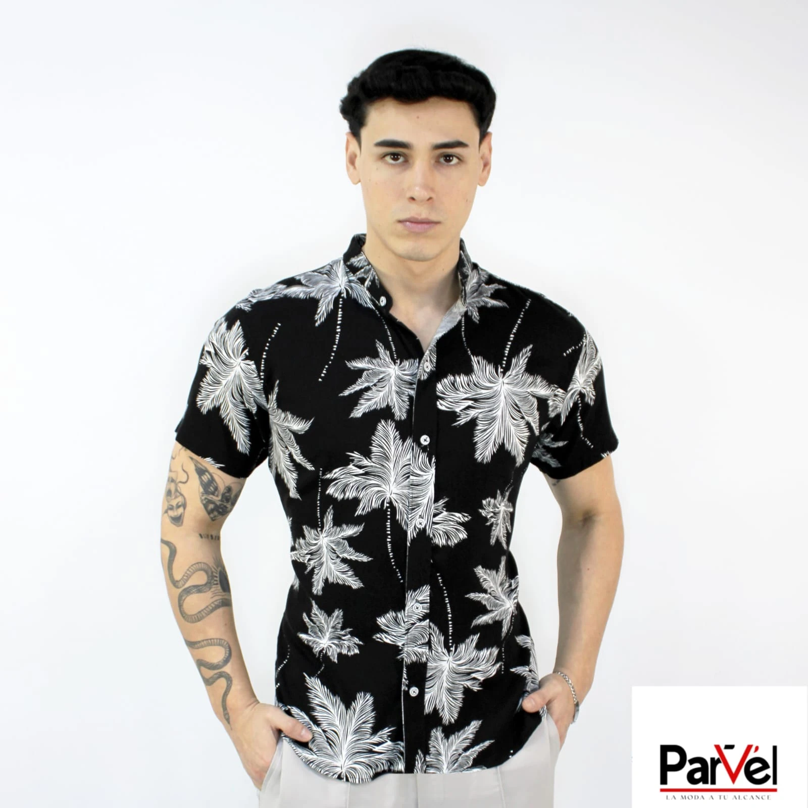 Camisa en chalis americano 