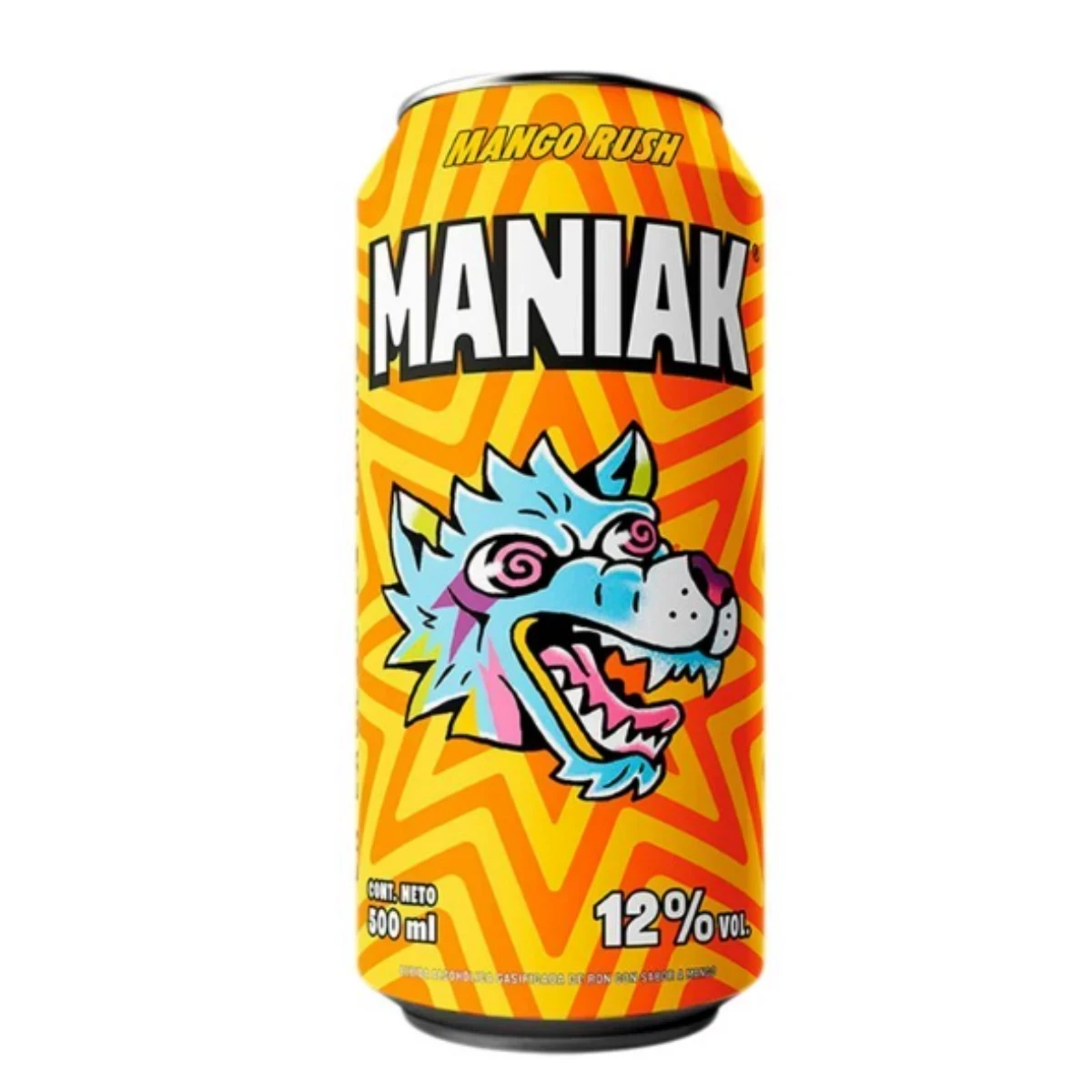 RTD MANIAK MANGO RUSH LATA 500 ML