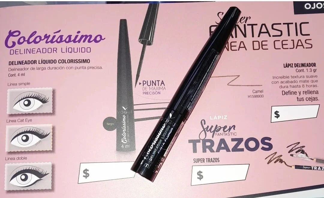 vogue delineador liquido colorissimo