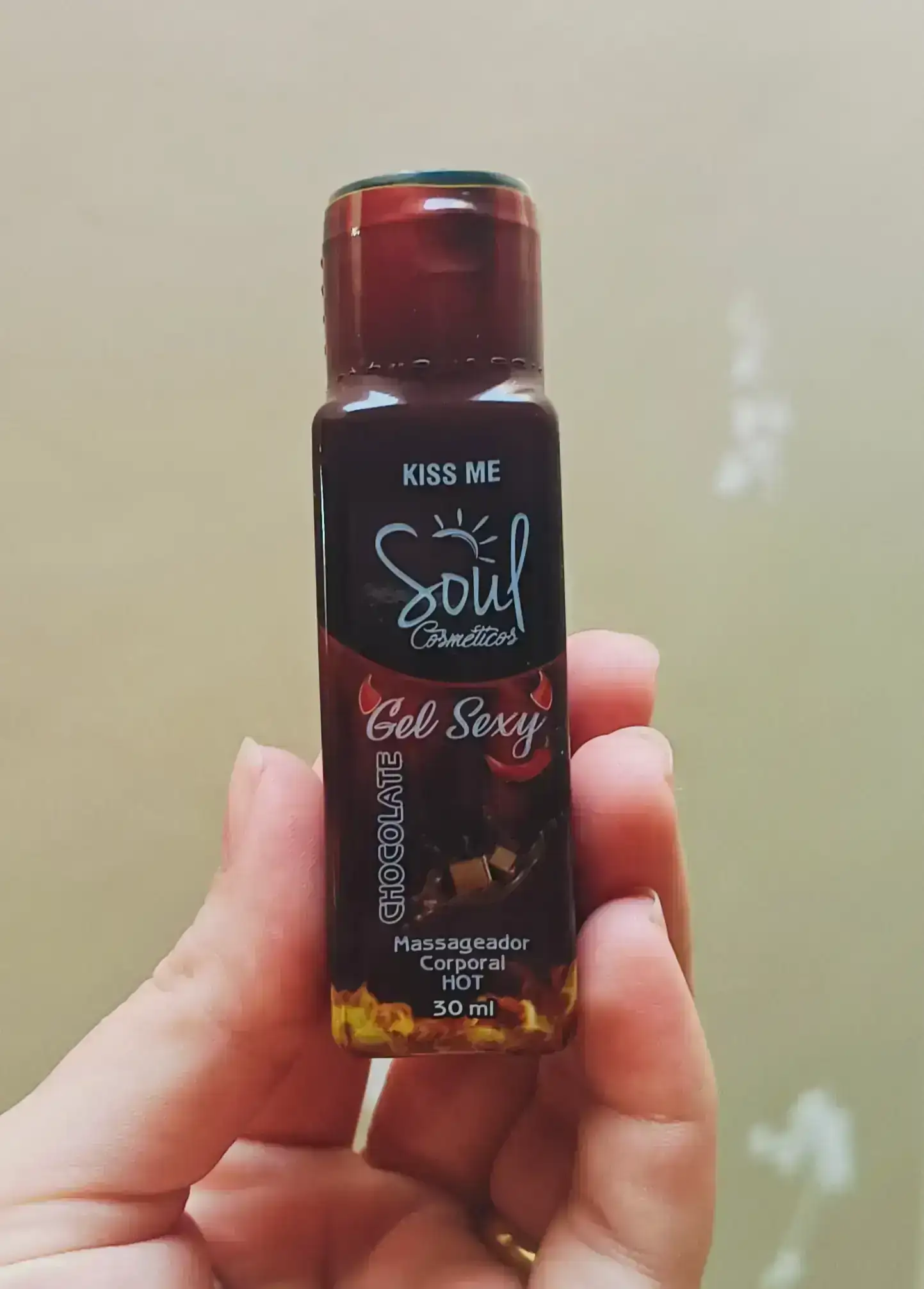 Gel de massagem de chocolate 
