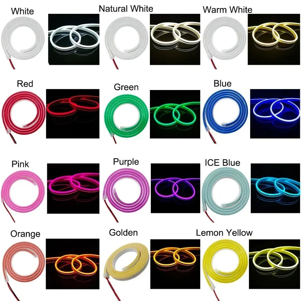 CINTA LED NEON 8W 12V 5MTS 6