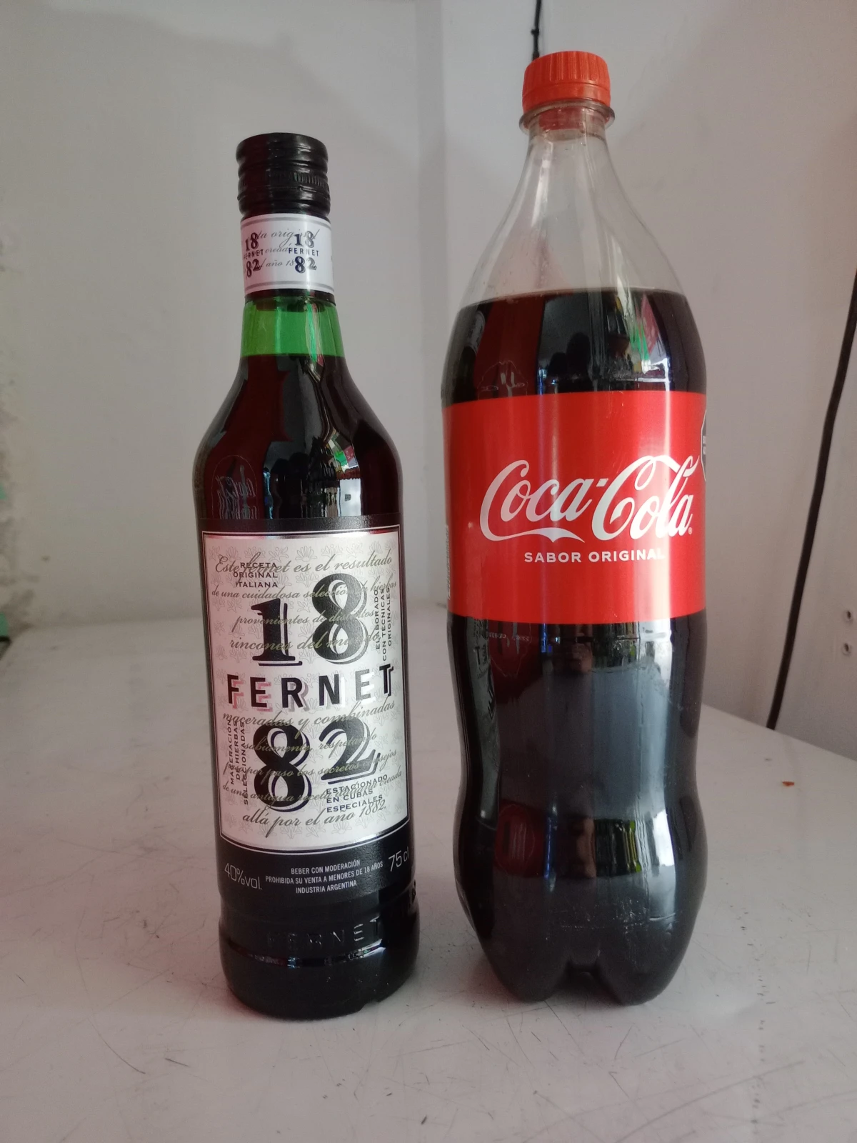 Combo fernet 1882 + coca cola 1,5