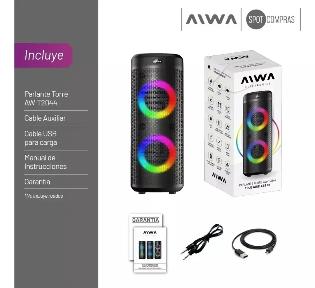 PARLANTE AIWA	AW- T2044  5