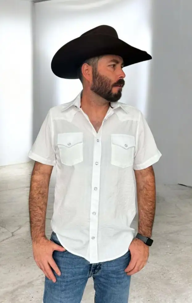 CAMISA VAQUERA CABALLERO MC 