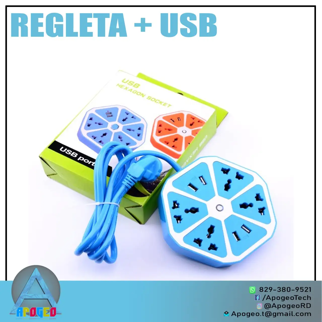 Regleta con USB