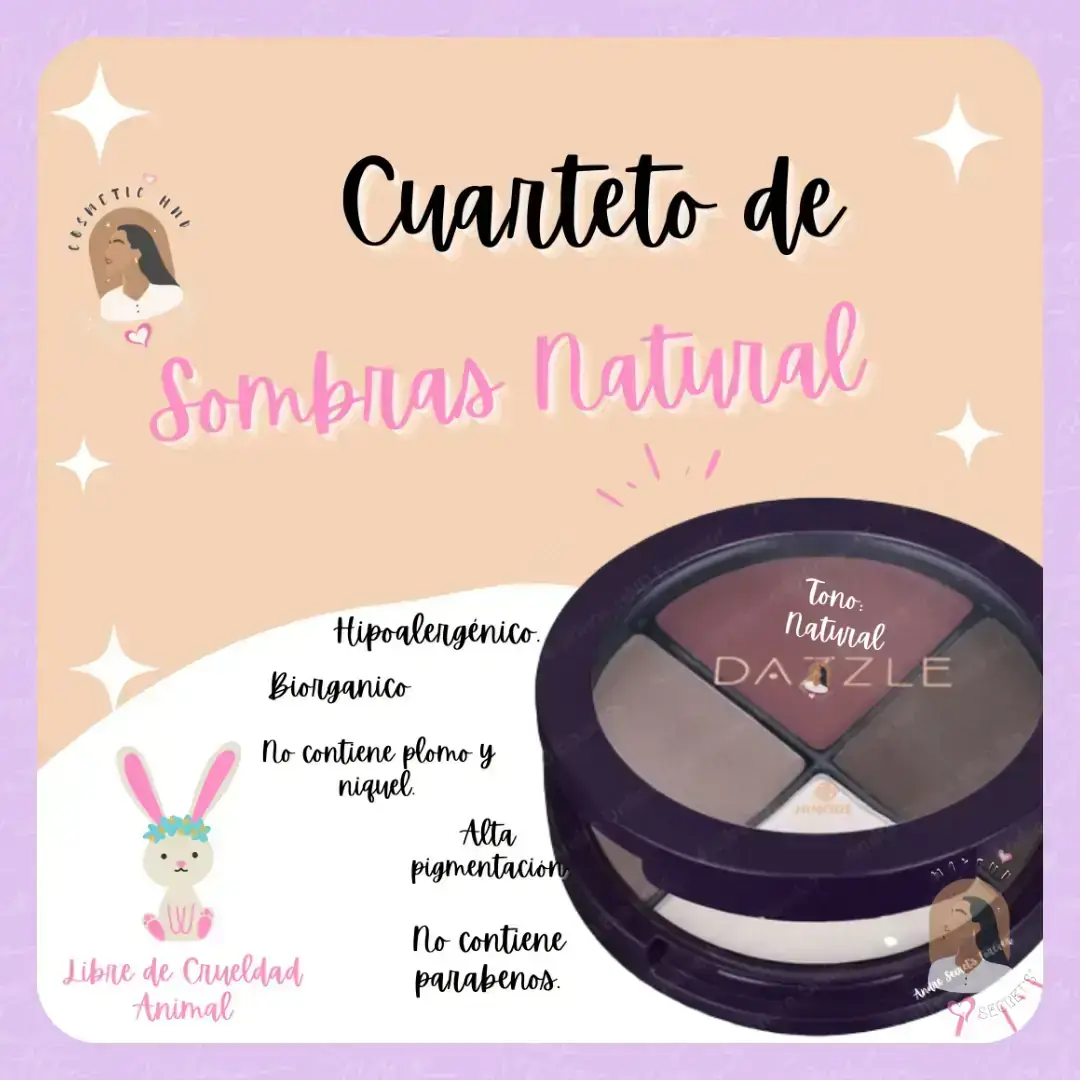 😘CUARTETO DE SOMBRAS NATURAL DAZZLE😘  