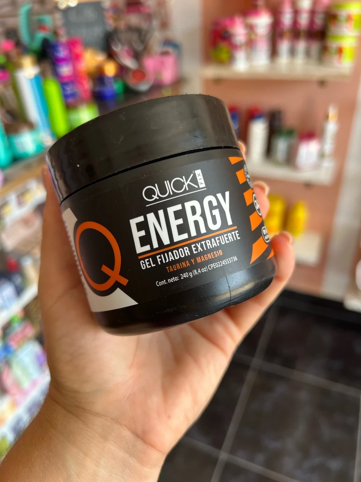 Gel Dijador Extra Fuerte Quick fix Energy
