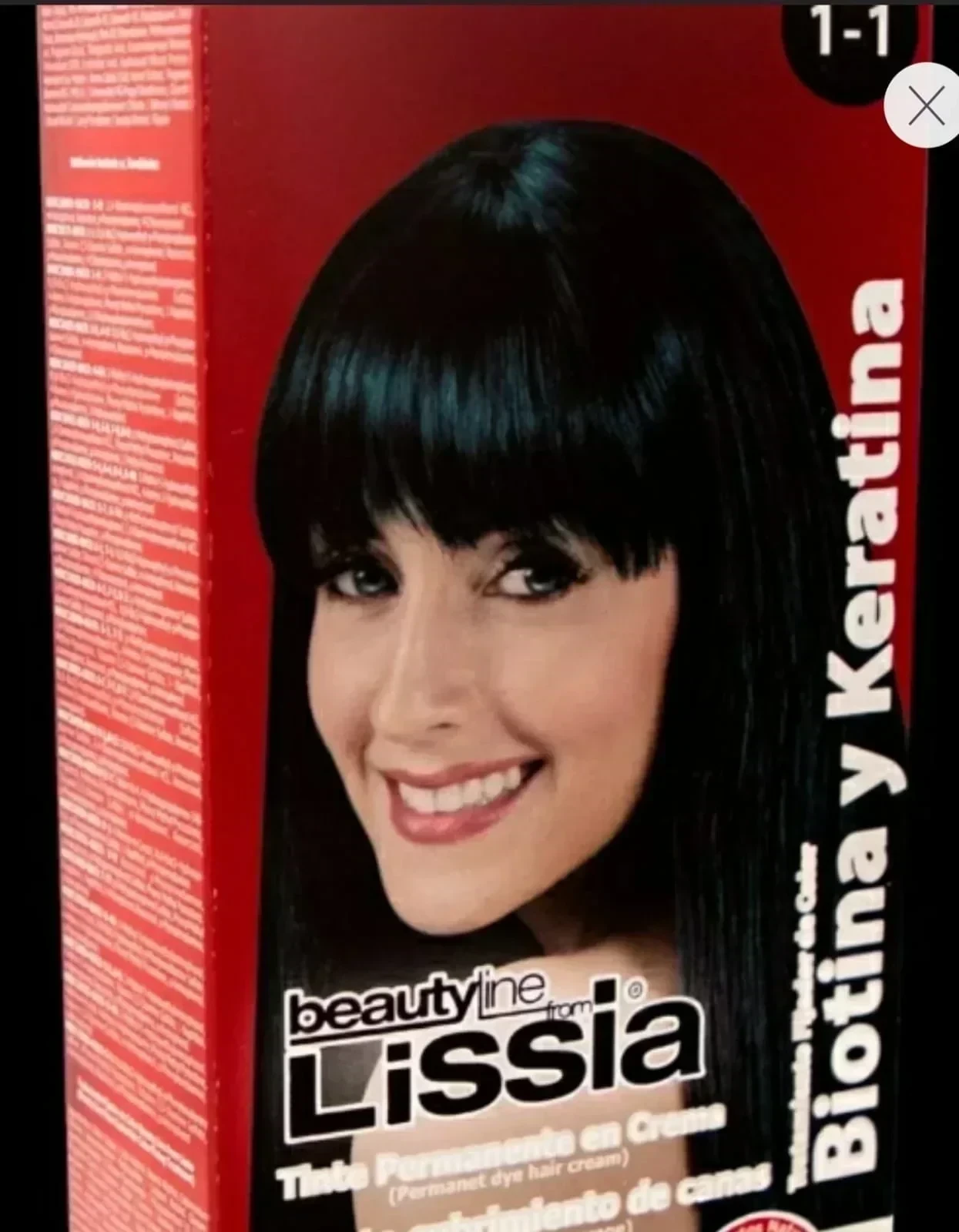 lissia tinte 1.1 negro azul