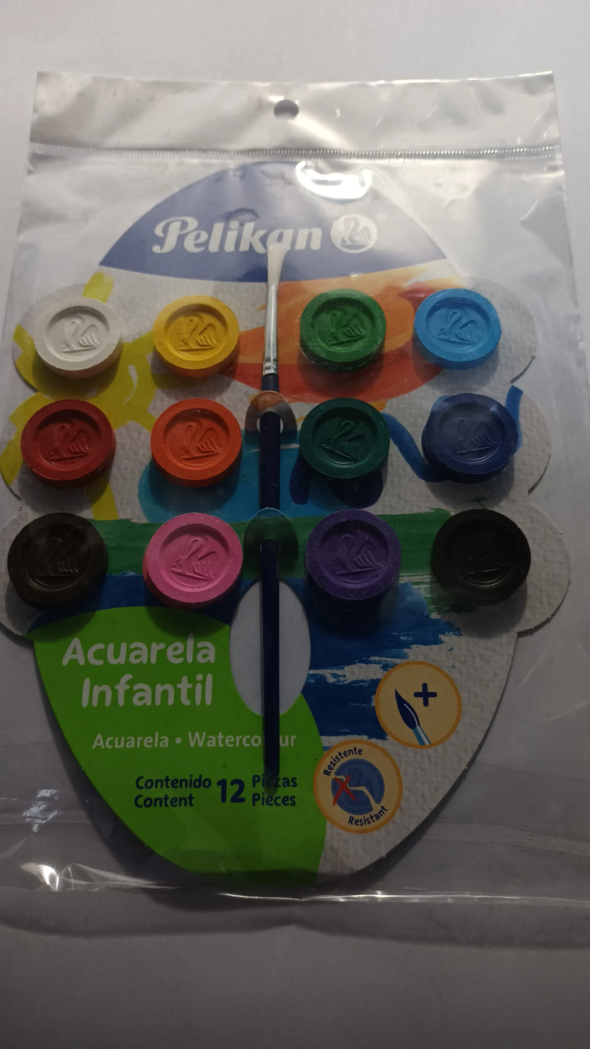 ACUARELAS PELIKAN 12 PASTILLAS