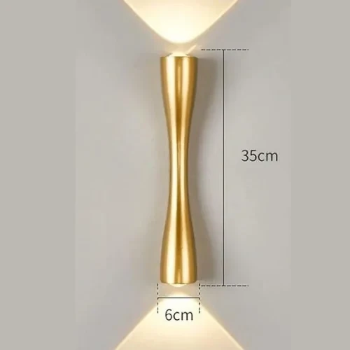APLIQUE PARED ARFI DORADO 6W IP20 LUZ CALIDA/3000K 6
