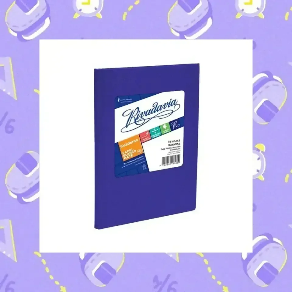 Cuaderno Araña Azul N⁰3 Rivadavia