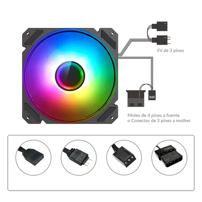 GAMEMAX FN-12RAINBOW-C9-INFINITY